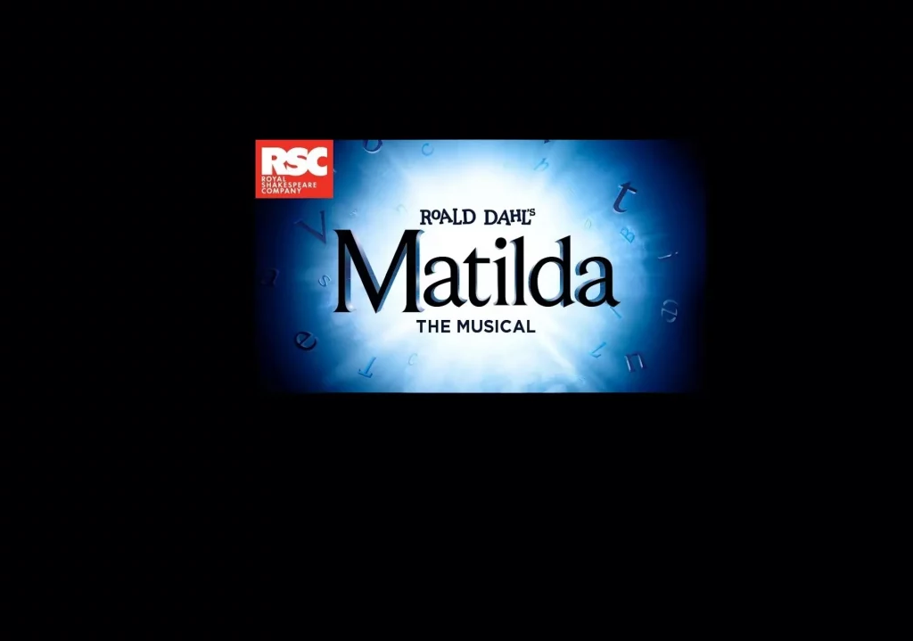 Matilda The Musical - Logo. Erleben Sie die zauberhafte Geschichte des kleinen Mädchens Matilda im West End Cambridge Theatre London